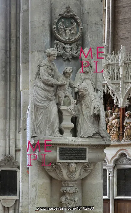 : Tomb of Claude Pierre, Amiens Cathedral, Picardy, France : Tomb of Claude Pierre, Amiens Cathedral, Picardy, France