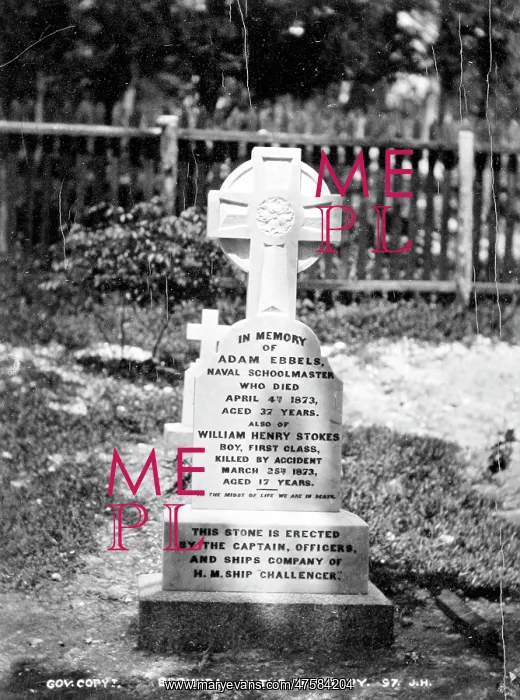 : Tomb of Ebbels and Stokes, Bermuda 1873 : Tomb of Ebbels and Stokes, Bermuda 1873