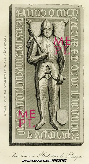 : Tomb and effigy of Boleslas V of Poland : Tomb and effigy of Boleslas V of Poland