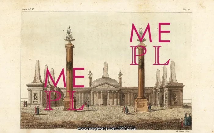 : The tomb of the Maccabees, Jerusalem, 1800s : The tomb of the Maccabees, Jerusalem, 1800s