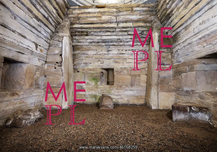 : Tomb, Maeshowe chambered cairn, Stenness, Mainland, Orkney : Tomb, Maeshowe chambered cairn, Stenness, Mainland, Orkney