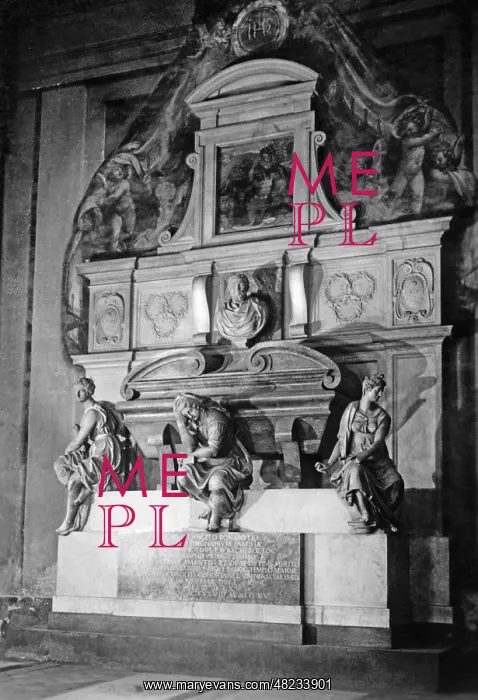: The tomb of Michelangelo Buonarroti : The tomb of Michelangelo Buonarroti