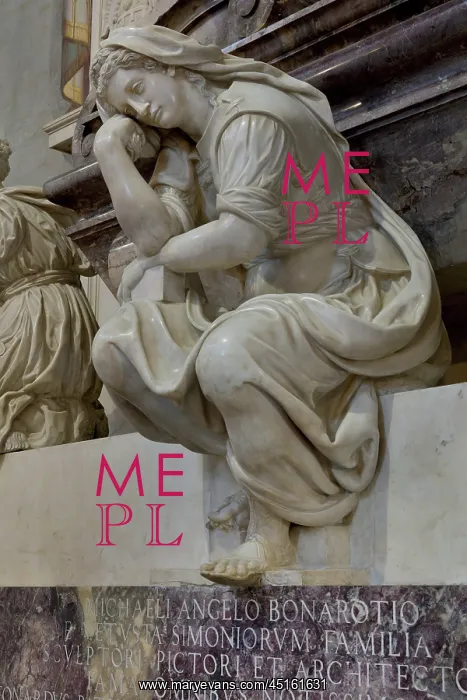 : Tomb of Michelangelo, Santa Croce, Florence, Tuscany, Italy : Tomb of Michelangelo, Santa Croce, Florence, Tuscany, Italy