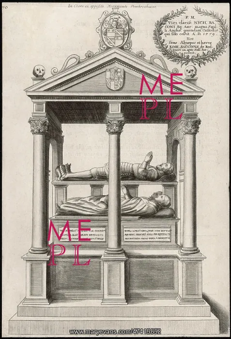: TOMB OF NICHOLAS BACON : TOMB OF NICHOLAS BACON