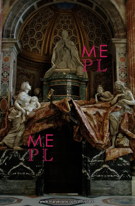 : Tomb of Pope Alexander VII, by Bernini : Tomb of Pope Alexander VII, by Bernini