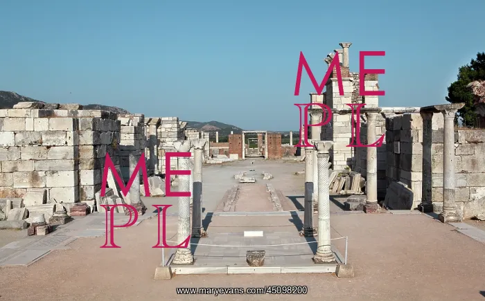 : Tomb of St John, Basilica of St John, Ephesus, Izmir, Turkey : Tomb of St John, Basilica of St John, Ephesus, Izmir, Turkey