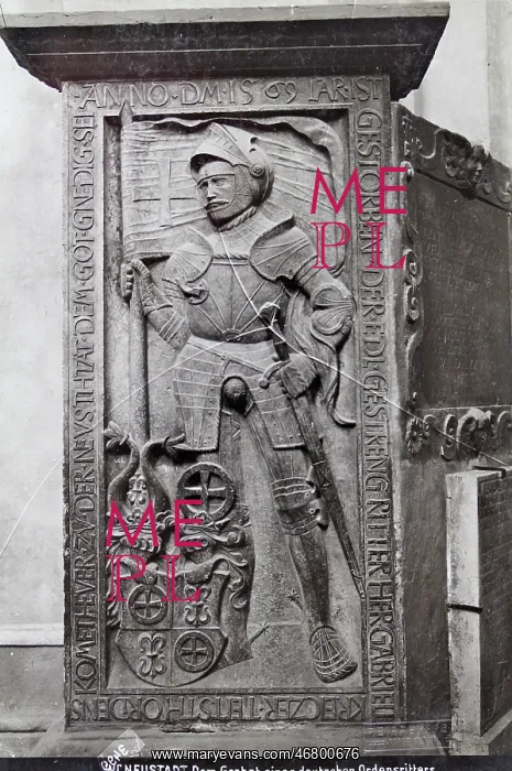 : Tomb of a Teutonic order knight : Tomb of a Teutonic order knight