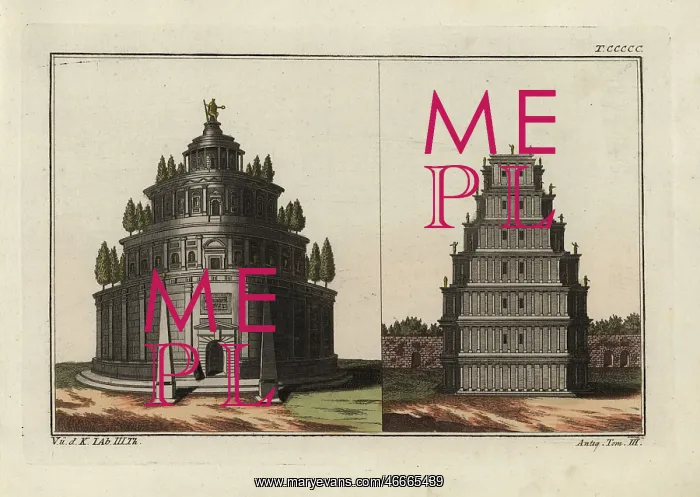 : Tombs of Augustus and of Septimius Severus : Tombs of Augustus and of Septimius Severus