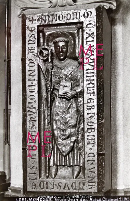 : Tombstone of abbot Chunrad : Tombstone of abbot Chunrad