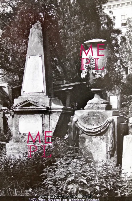 : Tombstones at Wahring cemetery : Tombstones at Wahring cemetery