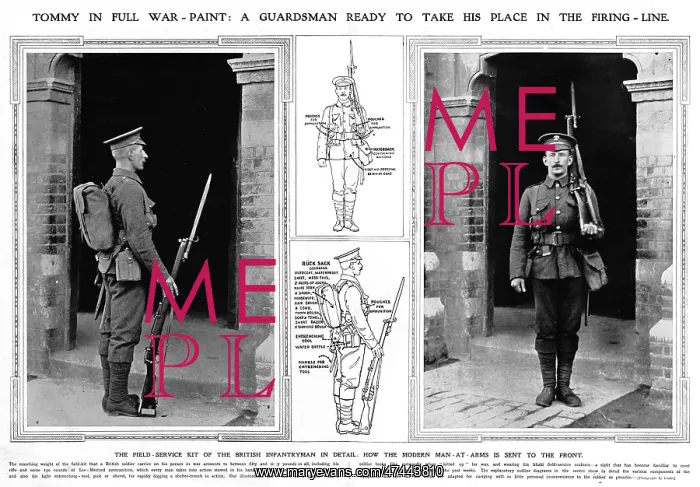 : Tommy Guardsman in full war-paint 1914 : Tommy Guardsman in full war-paint 1914