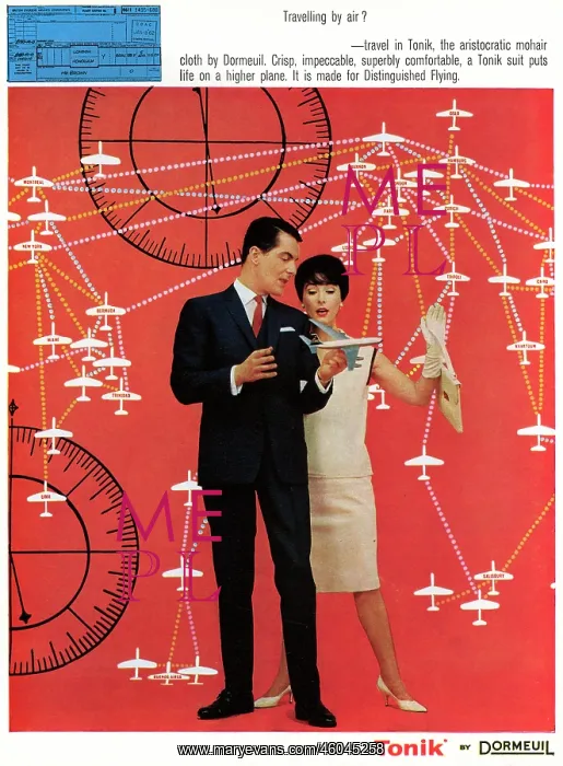: Tonik fabric advertisement, 1962 : Tonik fabric advertisement, 1962