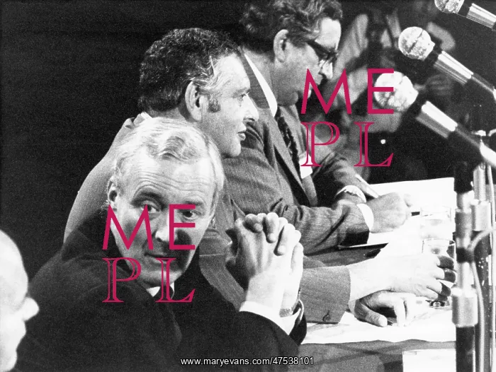  : Tony Benn, John Silkin and Denis Healey at a conference
