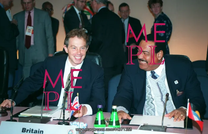 : Tony Blair & Lester Bird : Tony Blair & Lester Bird