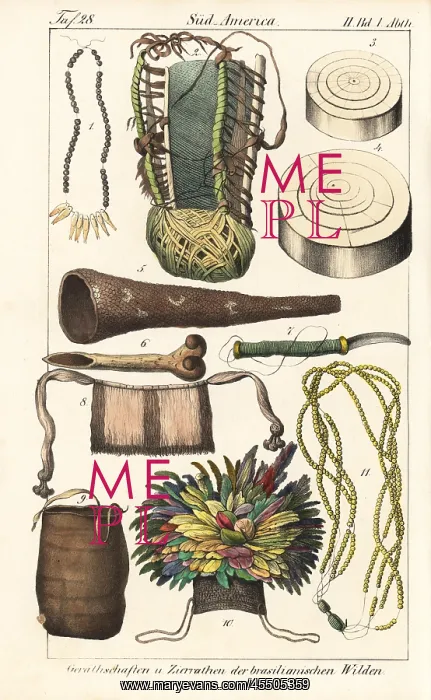 : Tools and accessories of the natives of Brazil : Tools and accessories of the natives of Brazil