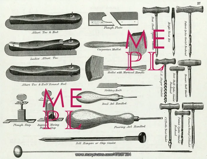  : TOOLS / GIMLETS ETC / 1889