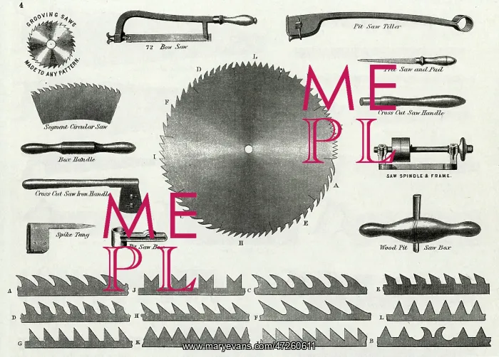  : Tools - Saws - 1889