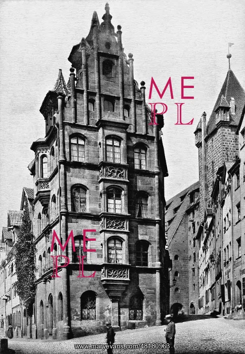 : Topler house in Nuremberg, 1907 : Topler house in Nuremberg, 1907