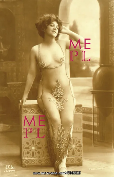 : Topless model posing in a sexy glamour pose : Topless model posing in a sexy glamour pose