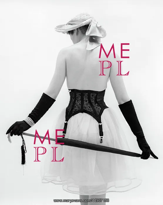 : Back of topless woman wearing hat and full length : Back of topless woman wearing hat and full length