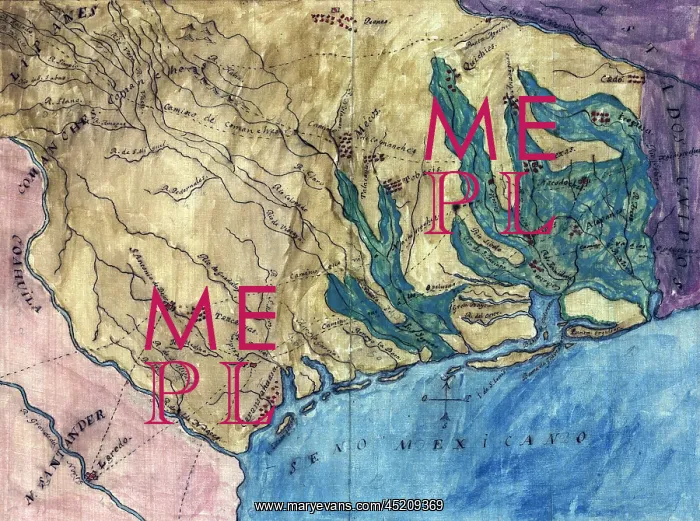 : Topographic map of the Province of Texas. ? : Topographic map of the Province of Texas. ?