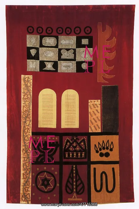  : Torah Curtain with Symbols