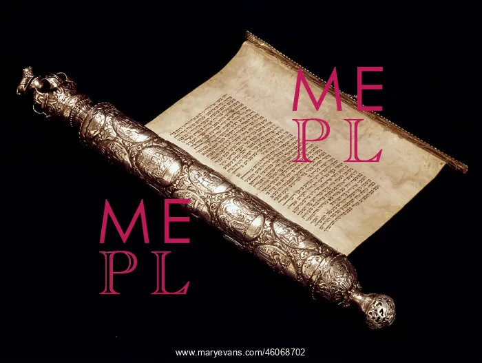  : Torah with silver casing