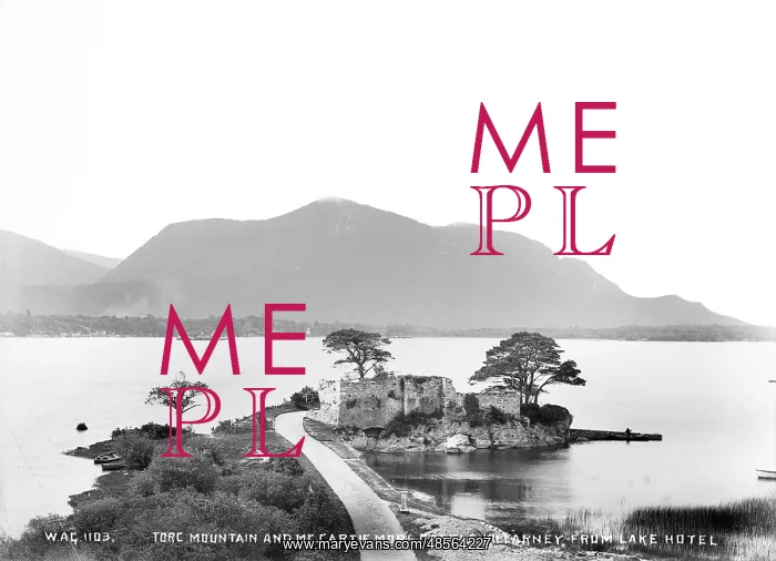 : Torc Mountain and Mc.Cartie Mor's Castle, Killarney, from La : Torc Mountain and Mc.Cartie Mor's Castle, Killarney, from La