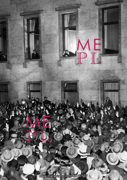 : Torchlight procession in Berlin 30.01.1933 : Torchlight procession in Berlin 30.01.1933