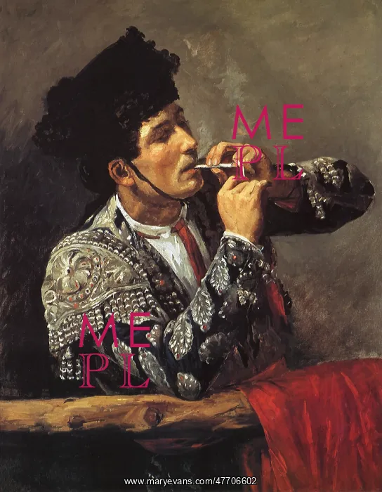 : Toreador Lights a Smoke, by Cassatt : Toreador Lights a Smoke, by Cassatt