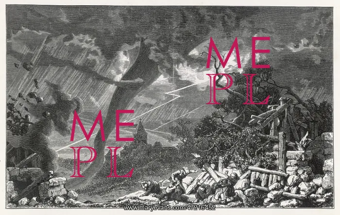 : TORNADO, FRANCE 1863 : TORNADO, FRANCE 1863