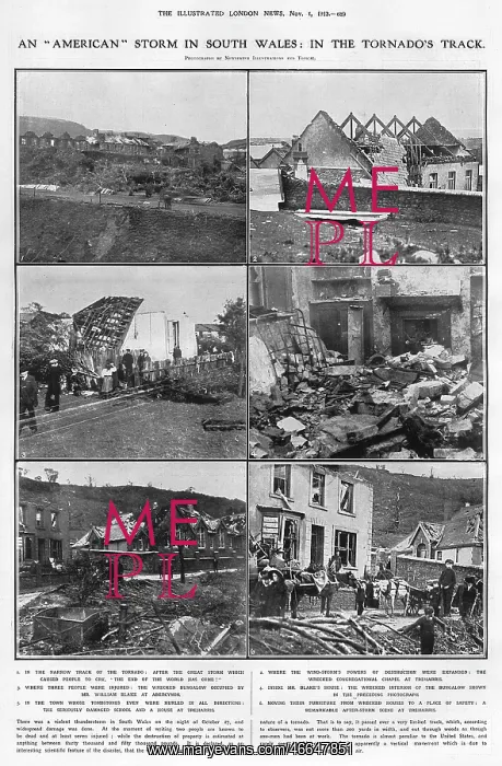 : A tornado in South Wales, 1913 : A tornado in South Wales, 1913