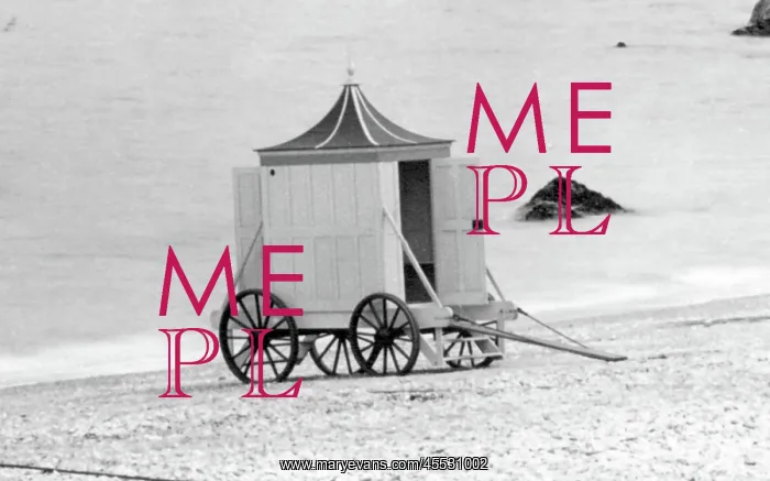  : Torquay, a Bathing Hut on Oddicombe Beach 1889