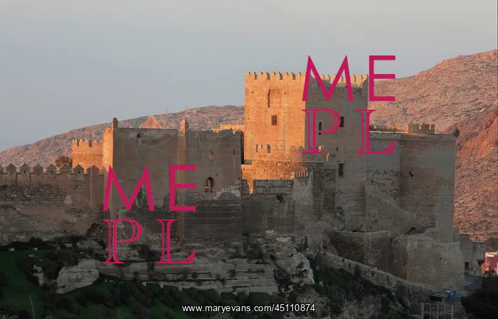 : Torre Odalisca and Christian castle, Alcazaba : Torre Odalisca and Christian castle, Alcazaba