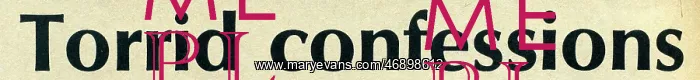 : Torrid confessions slogan font : Torrid confessions slogan font
