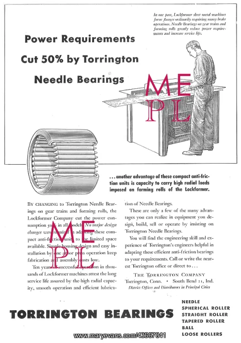  : Torrington Bearings