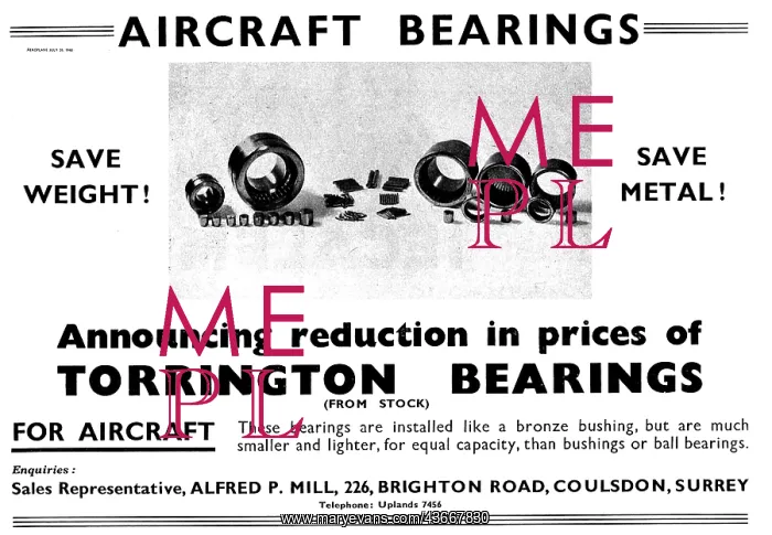: Torrington Bearings For Aircraft : Torrington Bearings For Aircraft