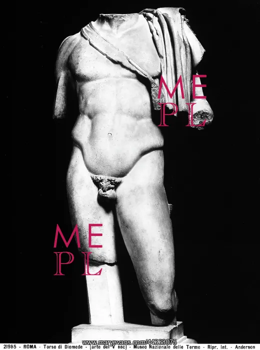 : Torso of Diomedes, preserved in : Torso of Diomedes, preserved in
