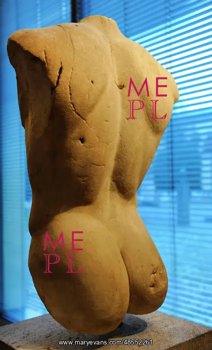 : Torso of a statue of Apollo. Roman sculpture after original : Torso of a statue of Apollo. Roman sculpture after original