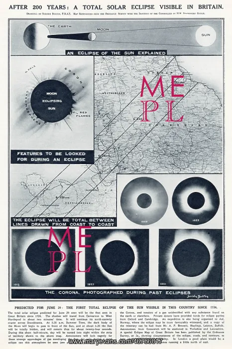 : Total solar eclipse visible in Britain : Total solar eclipse visible in Britain
