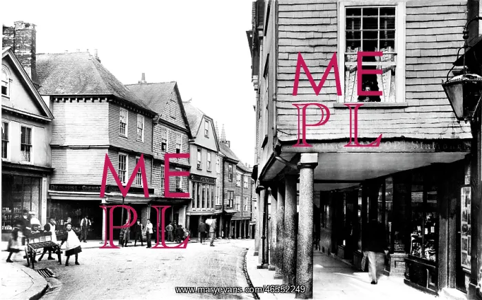  : Totnes, Butterwalk 1896