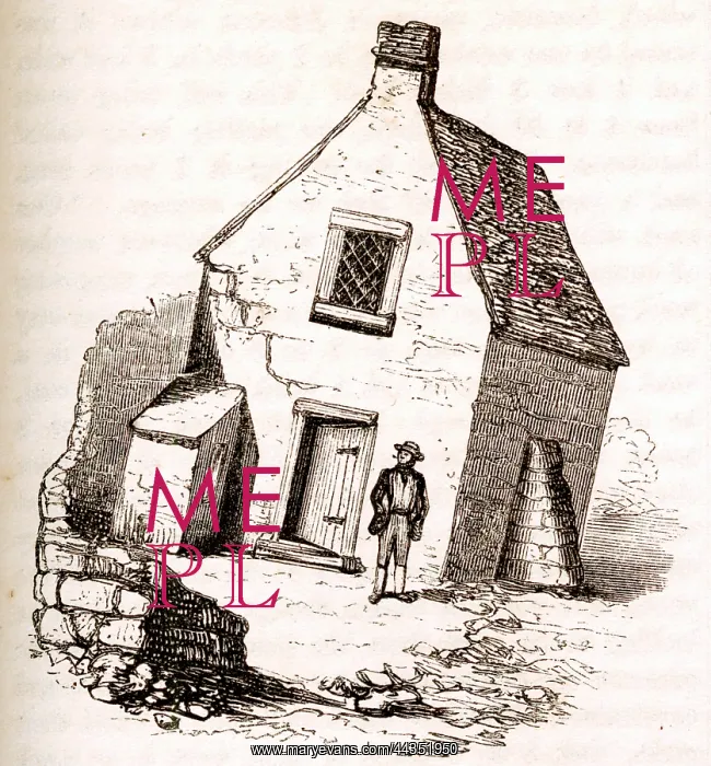 : A Tottering 19th century house : A Tottering 19th century house