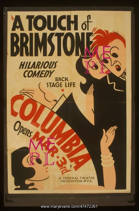  : A touch of brimstone Hilarious comedy : Back stage life A to