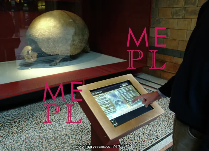  : Touch-screen display in the Central Hall