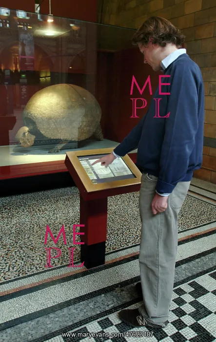  : Touch-screen display in the Central Hall