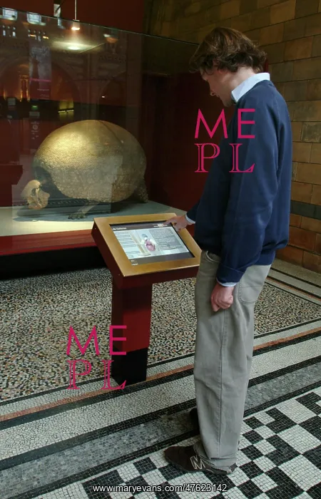  : Touch-screen display in the Central Hall