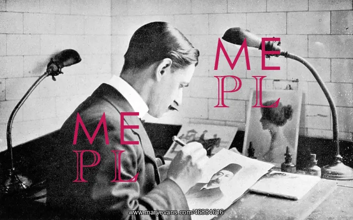 : Touching up a photograph for use in a newspaper : Touching up a photograph for use in a newspaper