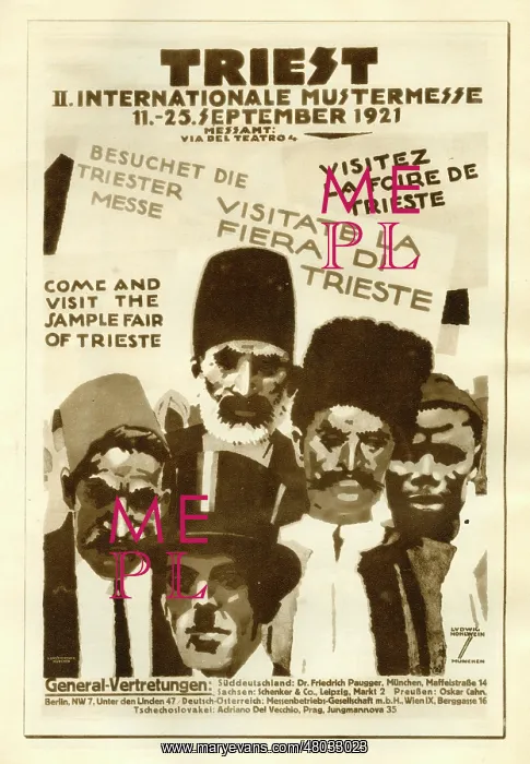 : A tourism poster advertising Trieste, Italy : A tourism poster advertising Trieste, Italy