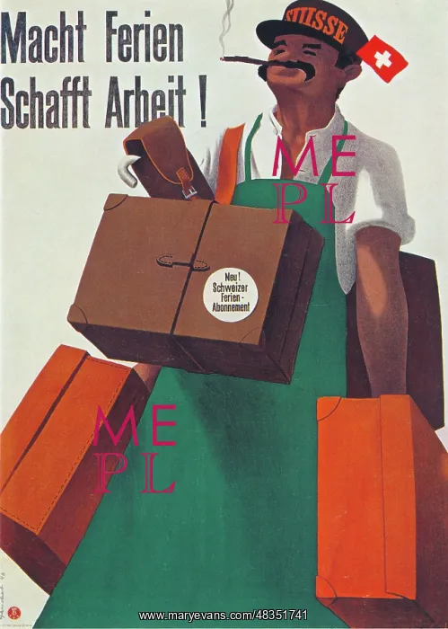 : Tourism in Switzerland, 1940 : Tourism in Switzerland, 1940