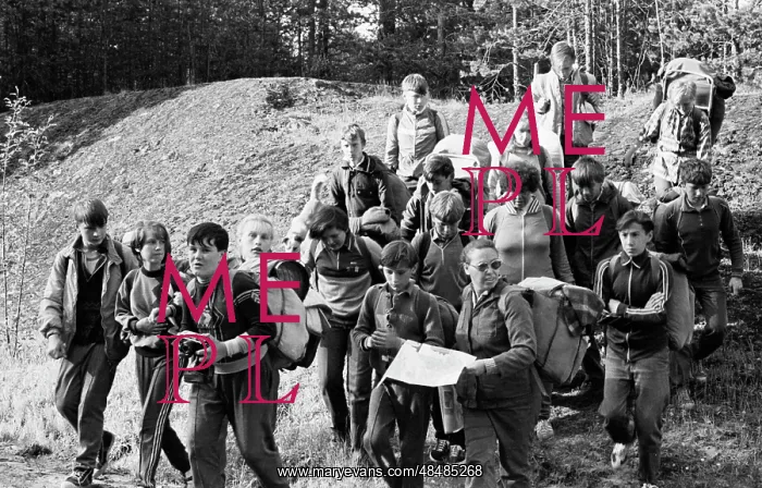 : Tourist hiking around Karelia : Tourist hiking around Karelia